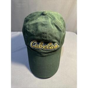 green Cabela's adjustable strap-back baseball cap #339